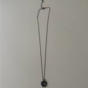 SunPendant Necklace in Silver